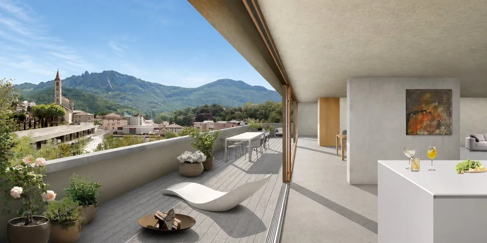 Nuova ed elegante  Residenza in zona strategica a Tesserete