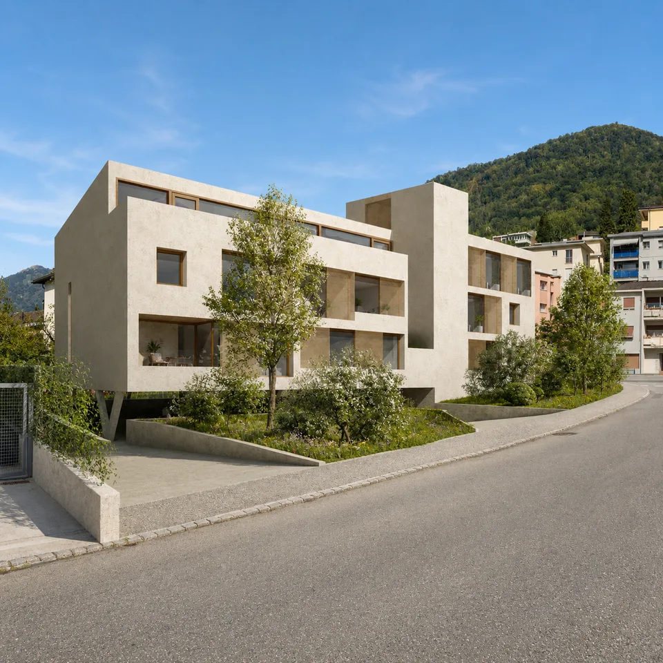 Nuova ed elegante  Residenza in zona strategica a Tesserete