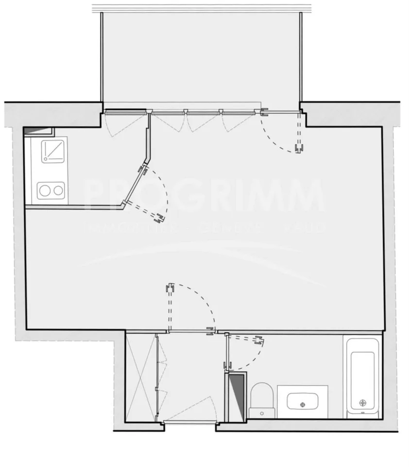 Studio - Champel - Avenue de Miremont - 34m2 + balcone 6,5m2