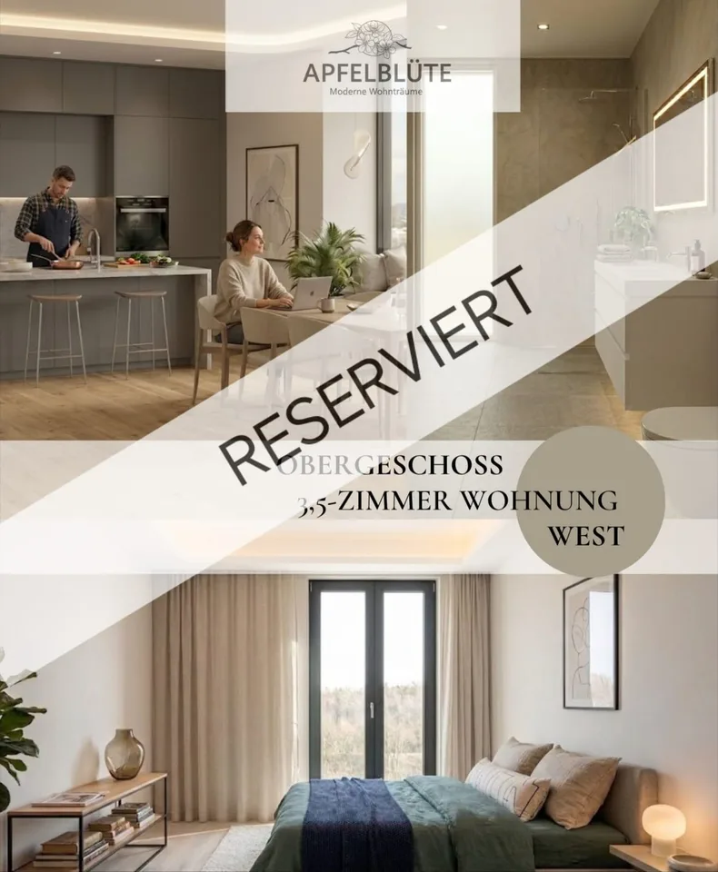 3.5 Neubauwohnung -Panoramafester mit Blick ins Grüne und den Bodensee