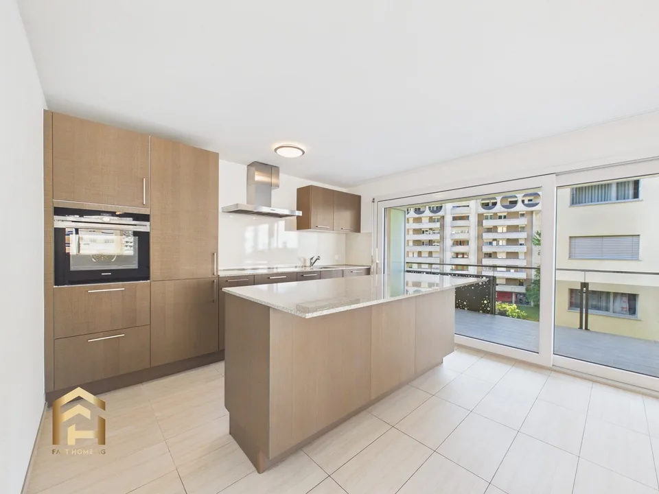Appartement familial spacieux dans un emplacement central à Naters