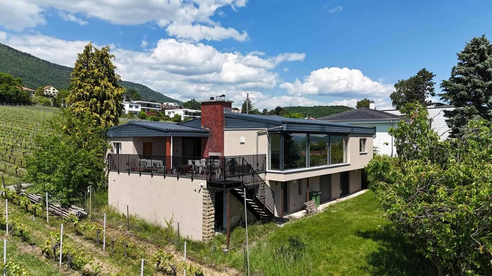 Villa de standing au cur des vignes avec vue lac imprenable