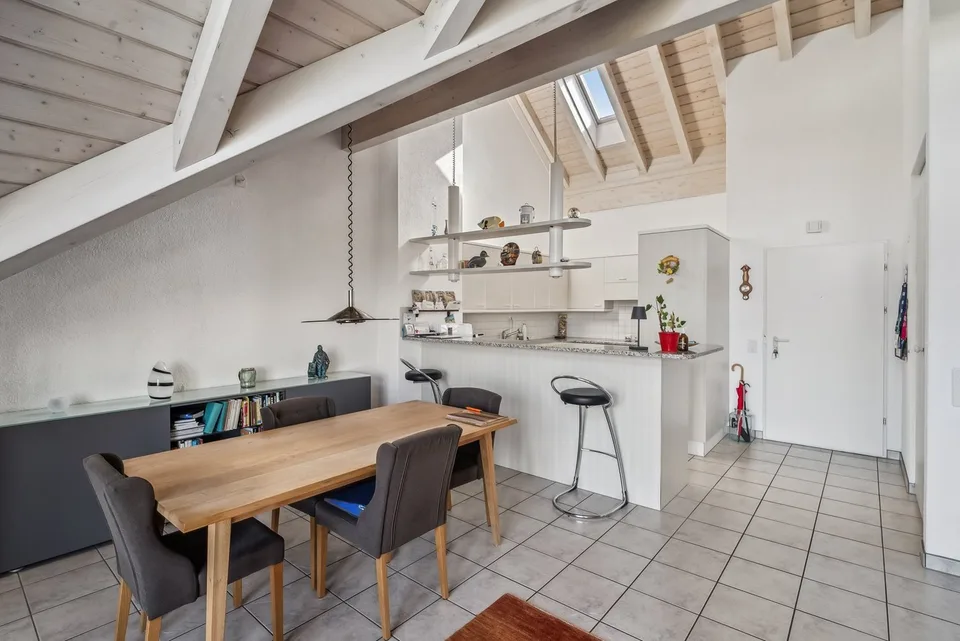 Charming attic apartment with a far-reaching view