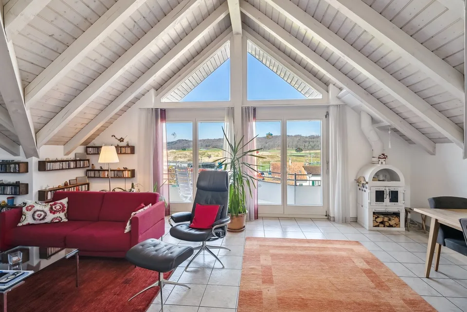 Charming attic apartment with a far-reaching view