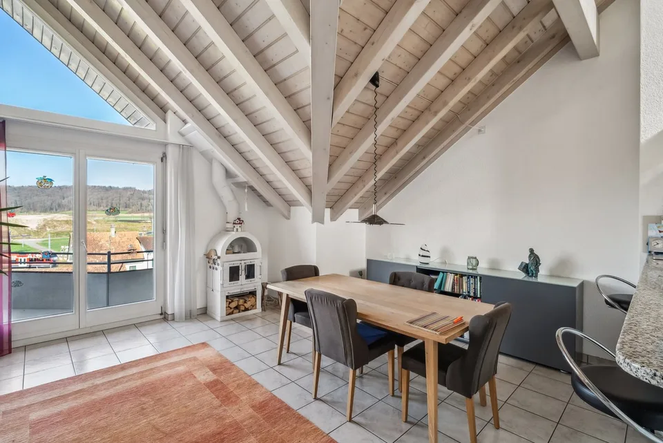 Charming attic apartment with a far-reaching view