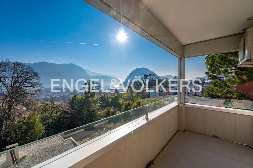 Elegante appartamento con vista lago e giardino privato
