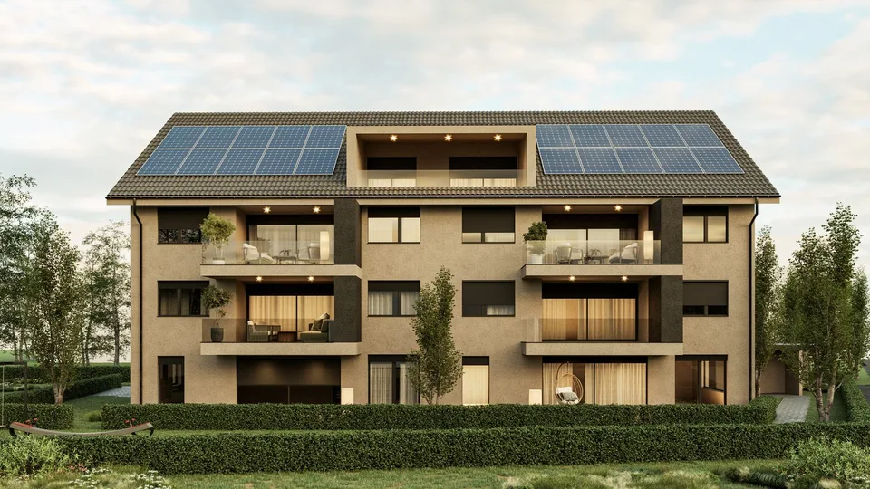 Appartement de jardin exclusif 4.5 pièces avec 193 m² de jardin privé – Neuf à Fraubrunnen