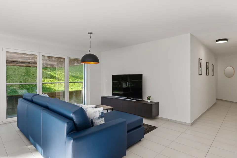 Mieten Sie 3,5 Zimmer Vollständig Eingerichtet mit Garten in Ponte Capriasca