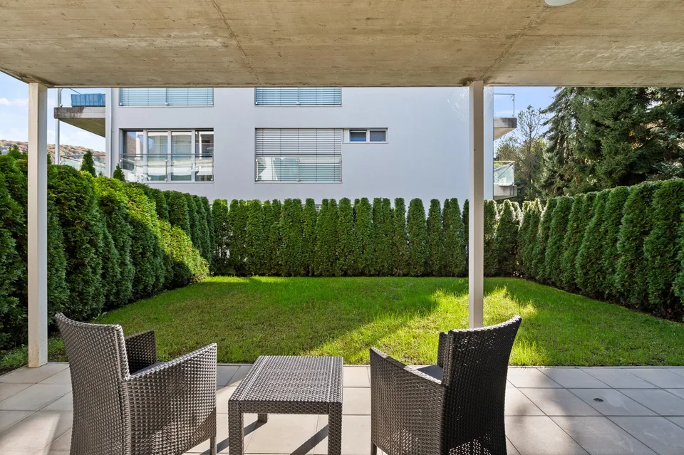 Mietwohnung 3,5 Zimmer Vollständig Eingerichtet mit Garten in Ponte Capriasca
