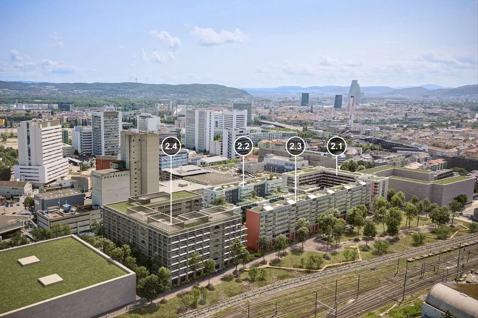 Volta Basel - Spazio commerciale attraente (A130, servizi) nel nuovo progetto Volta Basel