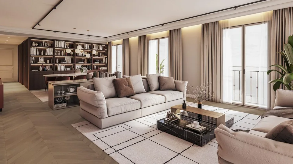 LUXURIÖSE 5.5-ZIMMER-WOHNUNG IM HERZEN VON LUGANO