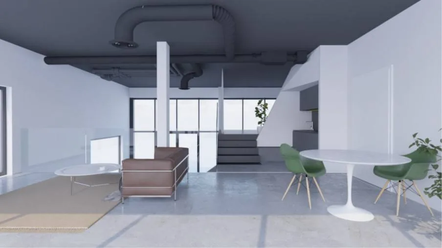 Spazio unico e luminoso di 99 m2 su 2 livelli: ideale per atelier, showroom, ufficio o più!