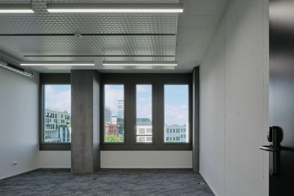 Gartenhochhaus Aglaya, Suurstoffi-Areal in Rotkreuz: Ein Arbeitsplatz, der inspiriert – Foto 9 von 14
