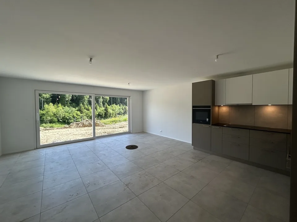 Appartement neuf de 4.5 avec jardin, dans un environnement calme