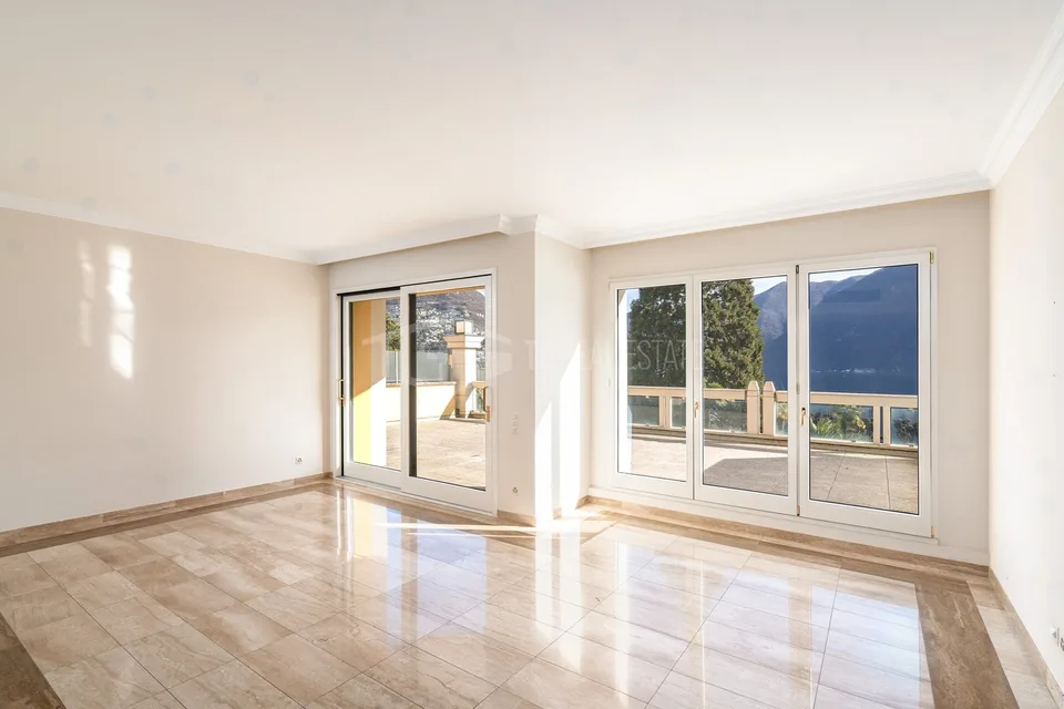 Splendide appartement avec grande terrasse et vue sur le lac