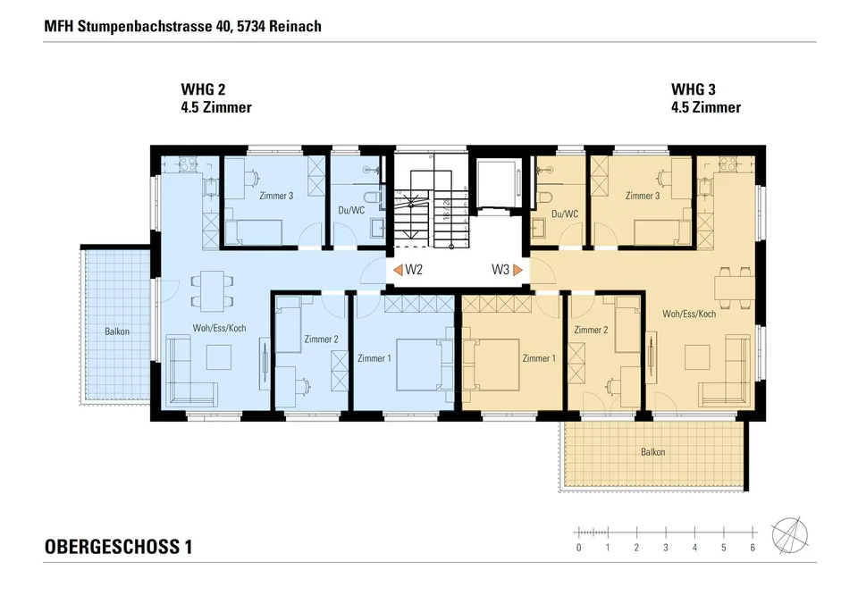 Primo occupante appartamento moderno 4.5 locali nel centro di Reinach