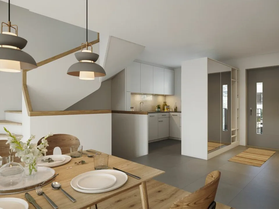 Maison de ville moderne 5.5 pièces avec jardin à Ettingen - Première occupation