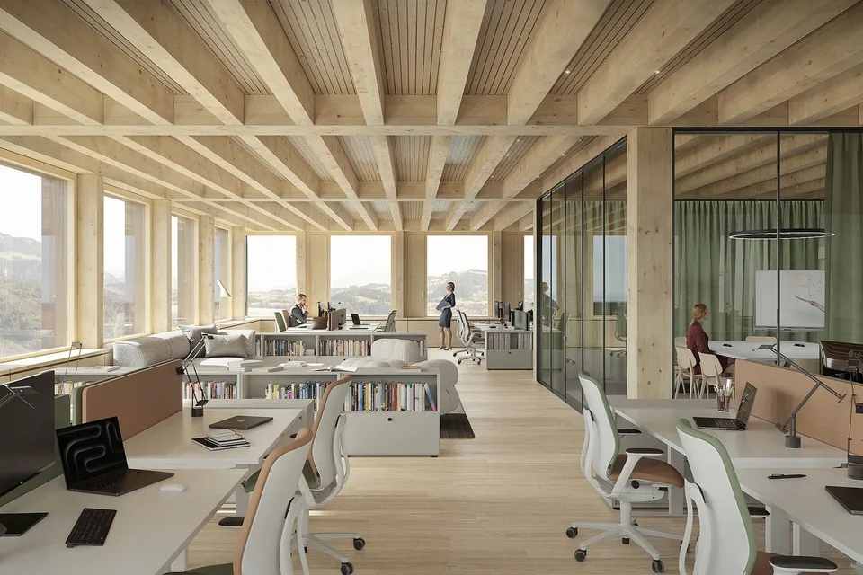 Inspirierende Büroarchitektur: Im Nexus trifft nachhaltiges Bauen auf die Arbeitsräume der Zukunft