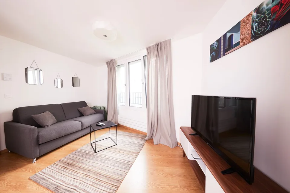 Rooftop Views & Central Location: 1-Bedroom Apartment in Lausanne