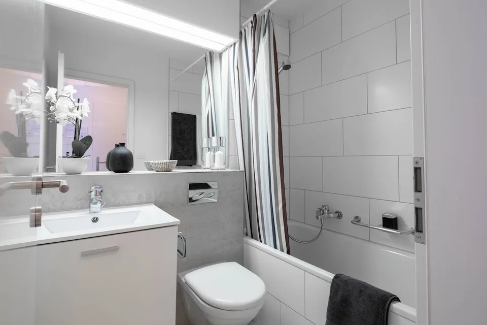 Furnished Studio Apartment in Zurich Wiedikon – Balcony, Cleaning Service