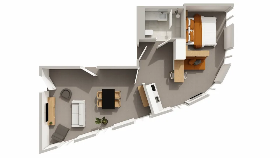 Suite+ Design Apartment (2-bedroom)