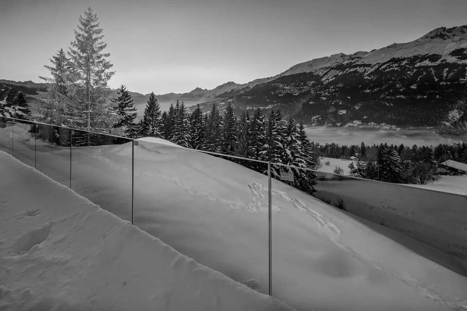 Bello chalet nuovo in costruzione con vista mozzafiato a Crans-Montana