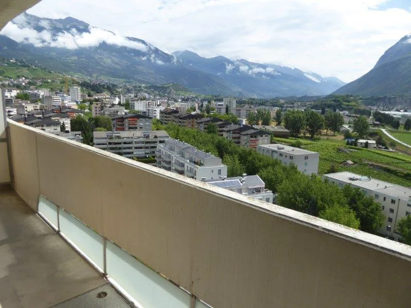 Charmanter 2-Zimmer-Wohnung in Sierre mit atemberaubendem Blick