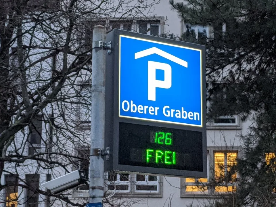Places de stationnement au centre-ville Parkhaus Oberer Graben