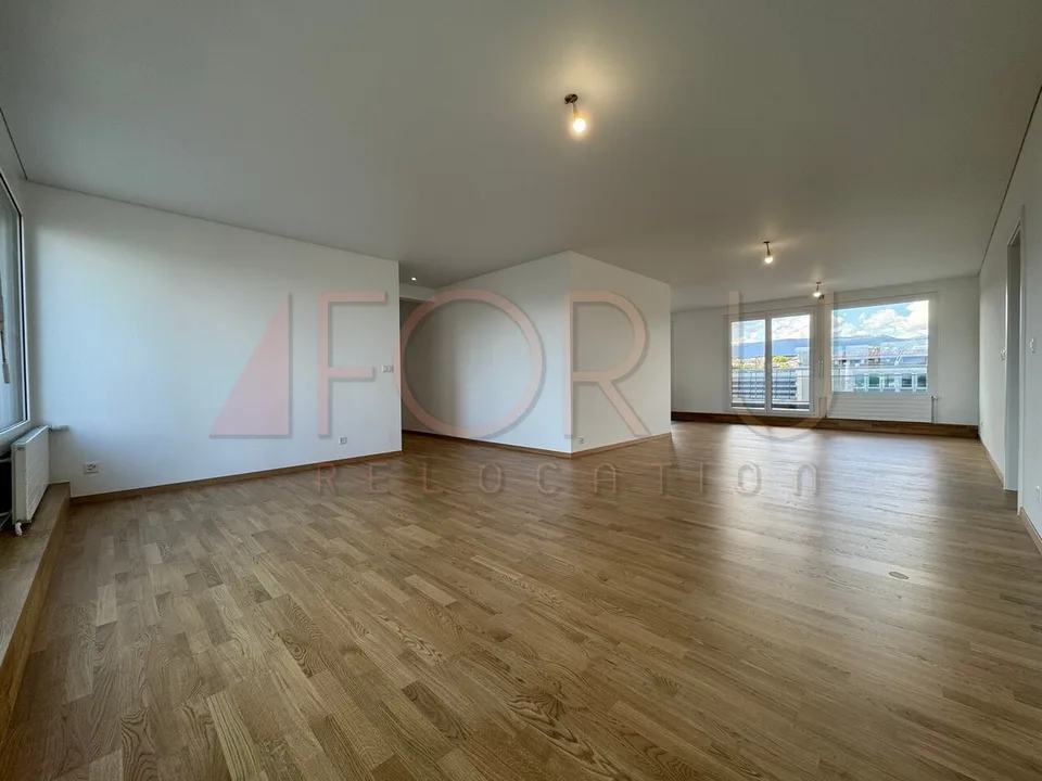 Prachtiges 6.5-Zimmer-Attikapenthouse, neu mit 2 Terrassen und Blick in der Nähe der UNO