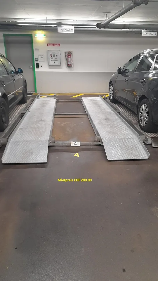 Ab CHF 100.00 Tiefgaragenabstellplätze an Toplage / NEU: Ladeinfrastruktur Elektrofahrzeuge
