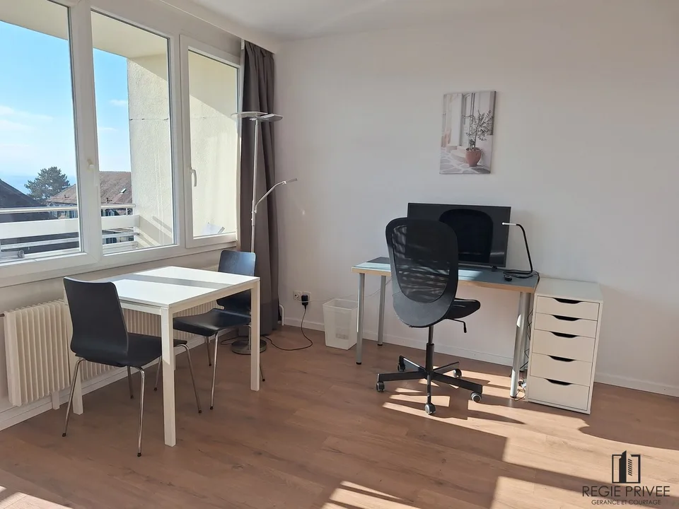 Studio meublé & équipé à Lausanne