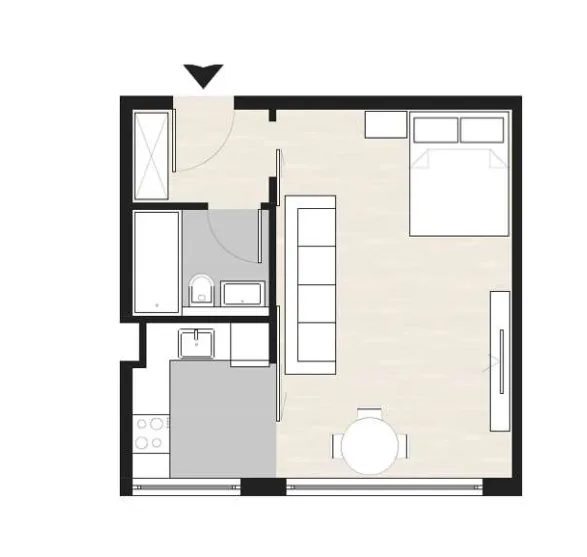 Studio meublé, centré, au cœur de Zurich Wiedikon – photo 11 sur 15
