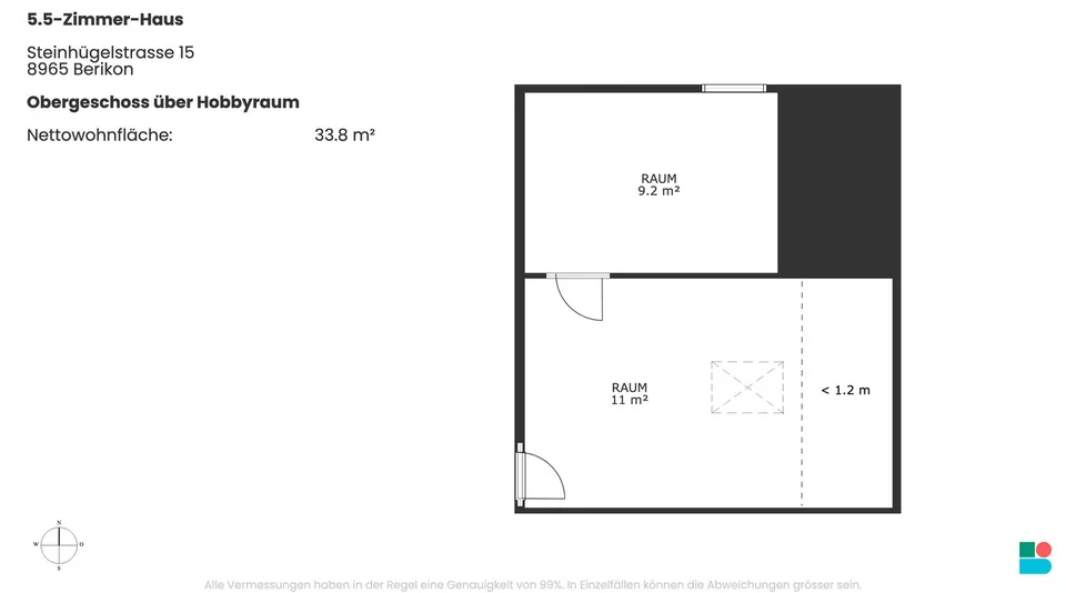 Casa di 5,5 locali con edificio per uffici e terreno edificabile nella zona centrale – foto 12 di 13
