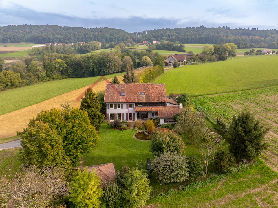Ferme de caractère rénovée avec intimité totale à 5 mn de Payerne