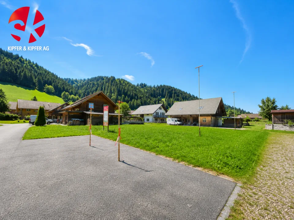 NEUBAU Trub - Doppeleinfamilienhaus an ruhiger und naturnaher Lage mit eigenem Carport