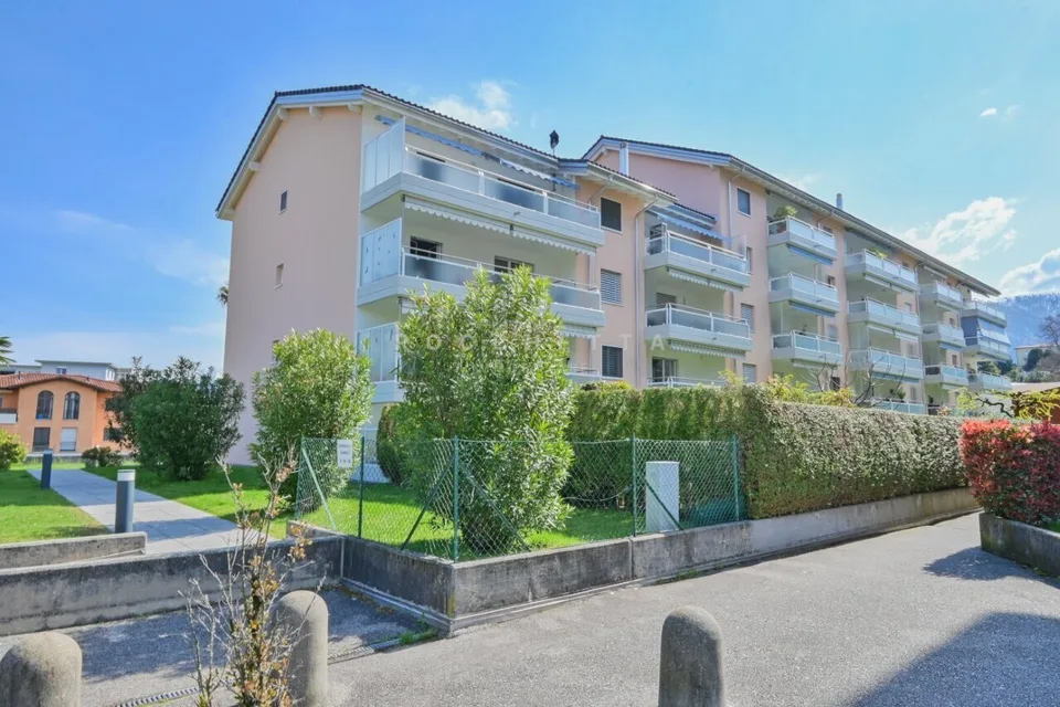 Appartamento con giardino in posizione strategica e vicino ad Ascona