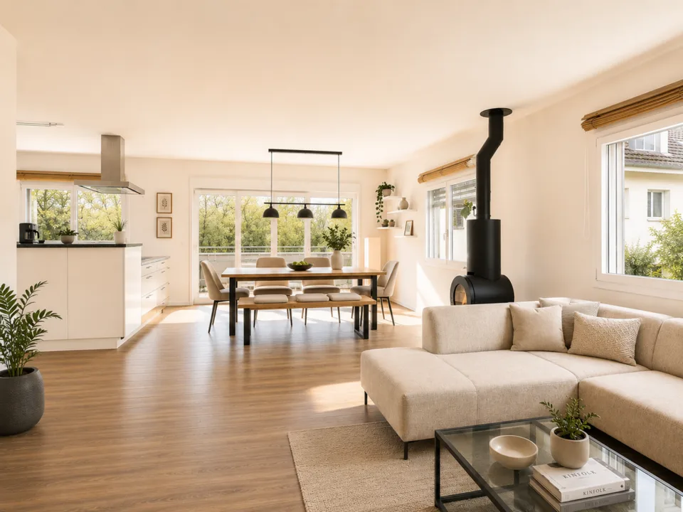 RESERVIERT! Exklusive Dachwohnung mit grosser Terrasse und Sicht auf den Golfplatz