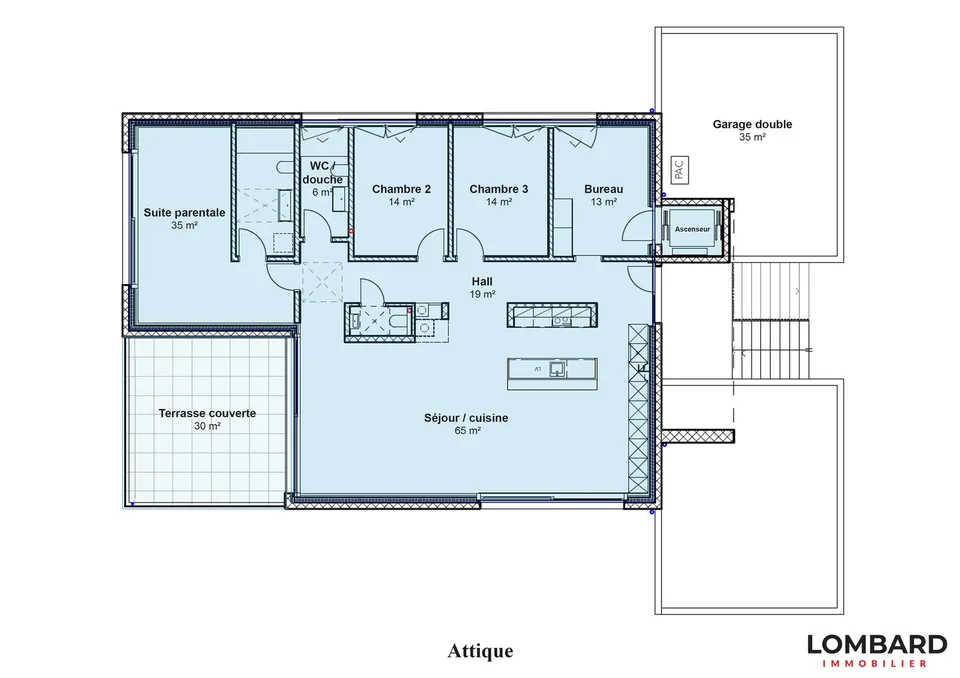 Cheyres, à vendre, magnifique attique de 190 m2 avec vue sur le lac ! – foto 8 di 9