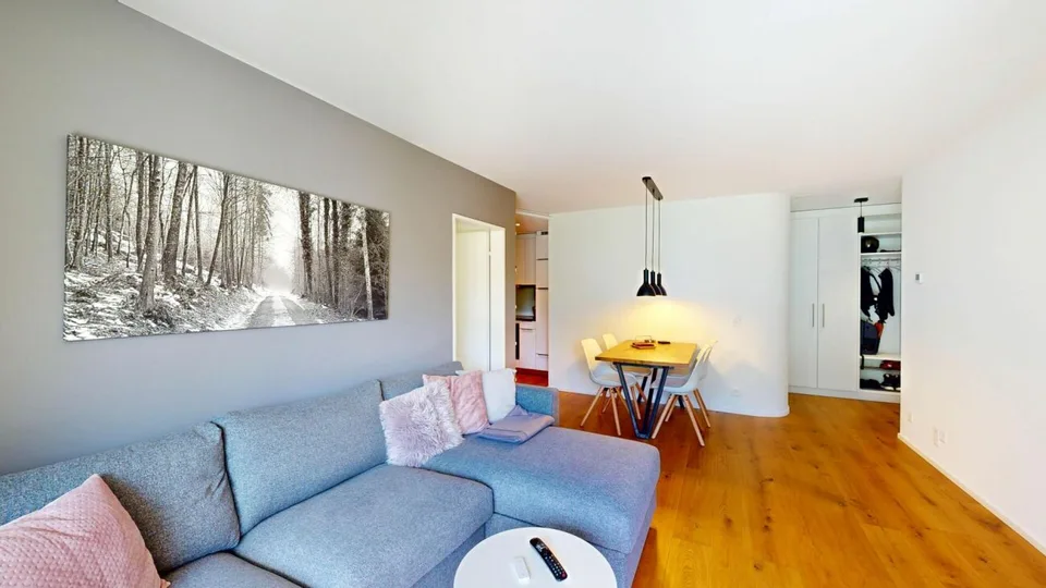 Appartement moderne 2 pièces avec grand espace de séjour