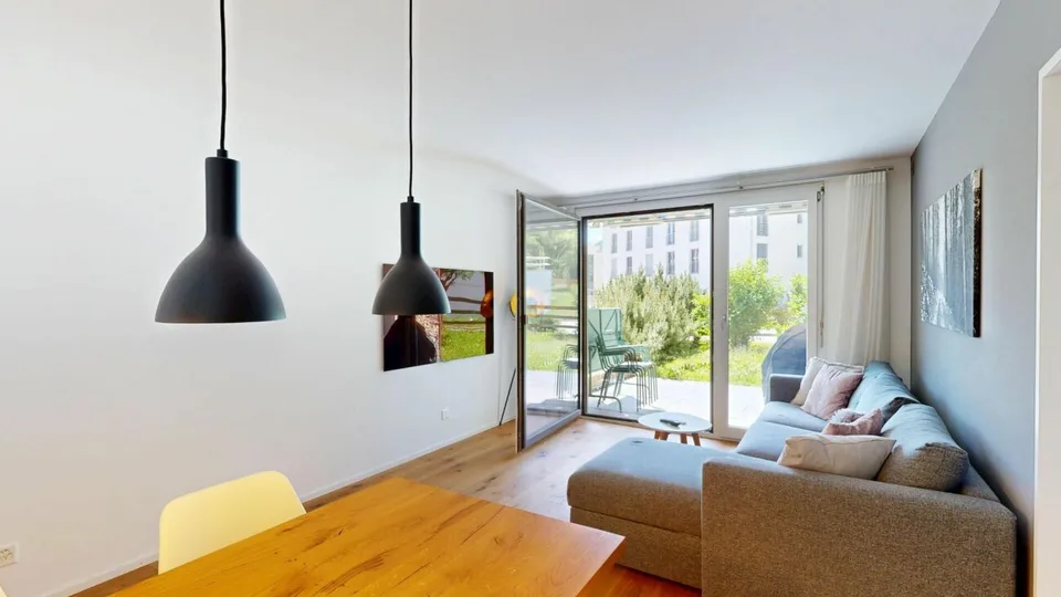 Appartement moderne 2 pièces avec grand espace de séjour