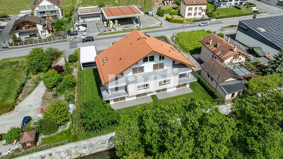 Wohnung A01 - Neues 4.5-Zimmer-Apartment im Erdgeschoss in Yvorne zum Verkauf