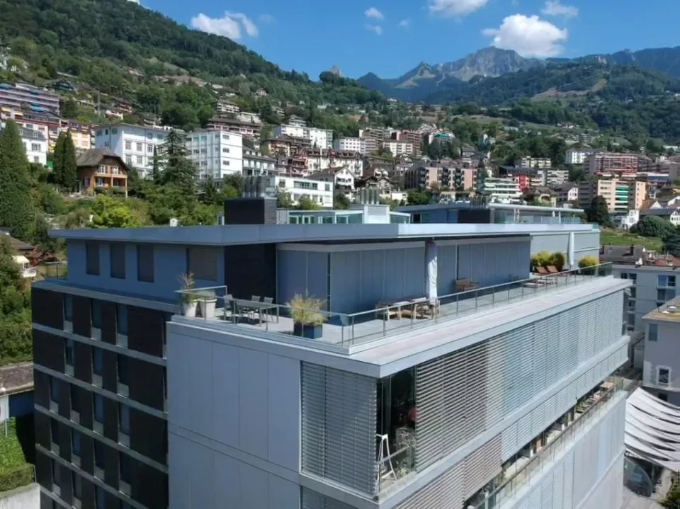 Außergewöhnliches Dachgeschoss von 420 m2 + 266 m2 Terrasse mit 360-Grad-Panoramablick
