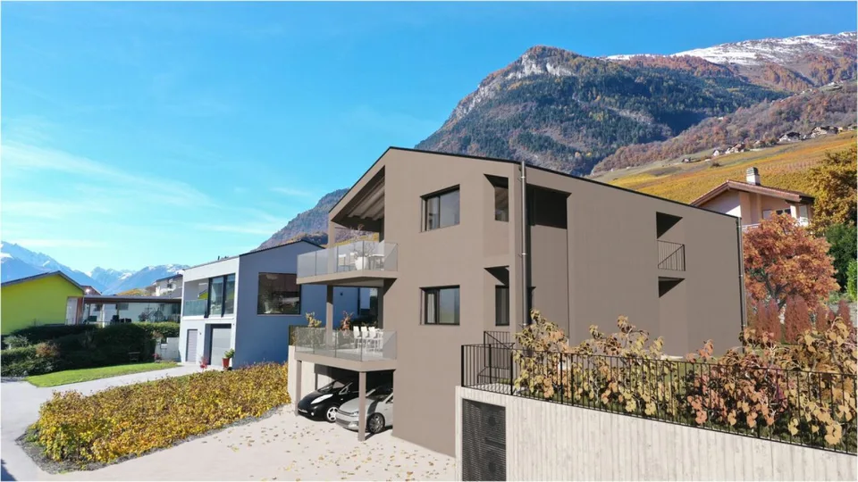 B - Les Coteaux de l'Arche - Attique  4.5 pces dans immeuble de 2 appartements