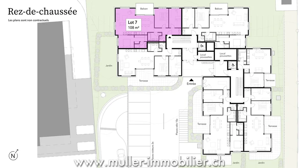 Appartement in idealer Lage für Ihre Familie, 4 Minuten von Ursy – Foto 6 von 13