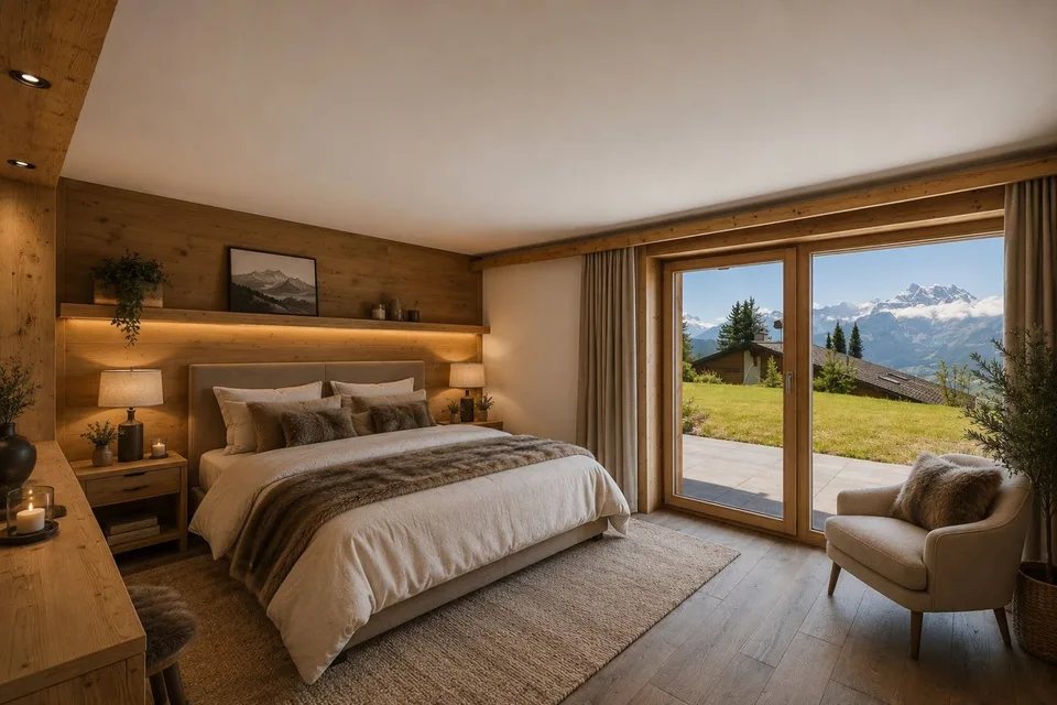 Raro duplex con giardino, ski-in & ski-out, vista sublime!