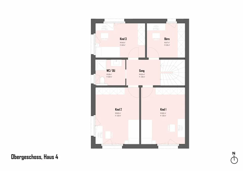 House 4 / 7.5 rooms semi-detached house by the stream – photo 12 of 14