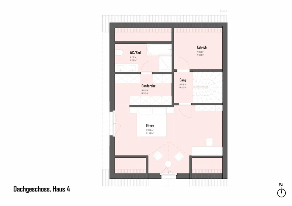 House 4 / 7.5 rooms semi-detached house by the stream – photo 13 of 14