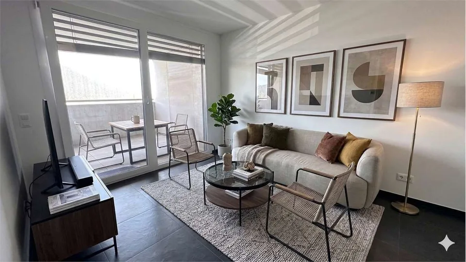 Appartement lumineux 2,5 pièces avec grand terrasse