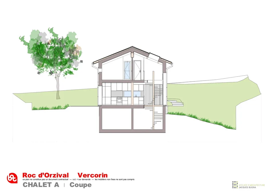 Vercorin - "Roc d'Orzival A" | Zwei Chalets in der Hauptresidenz mit Garagen-Box – Foto 6 von 11
