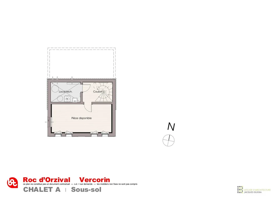 Vercorin - "Roc d'Orzival A" | Zwei Chalets in der Hauptresidenz mit Garagen-Box – Foto 8 von 11